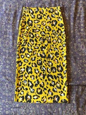 Punk Leopard Print Pencil Skirt